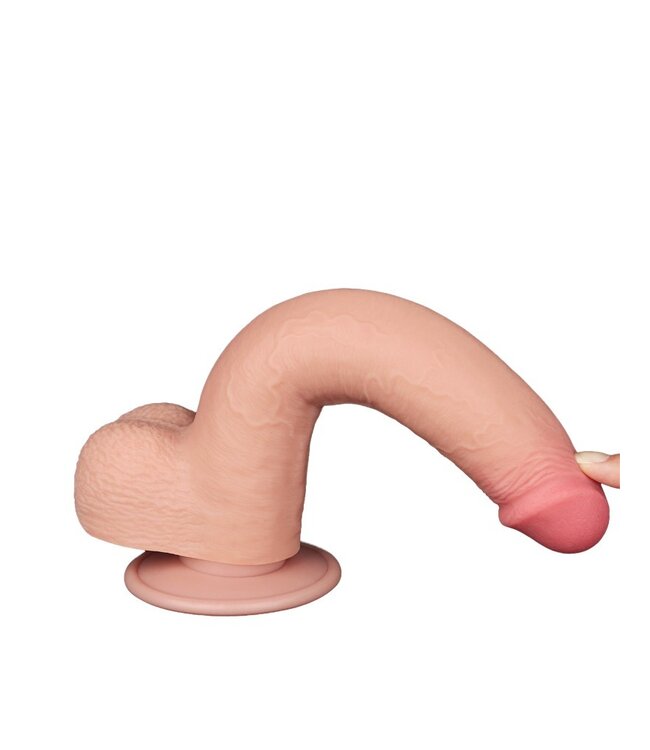 Rimba LoveToy - Aftrekbare dildo 22 cm (Ø 3.7 cm) - Nude