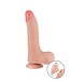 Rimba LoveToy - Aftrekbare dildo 22 cm (Ø 4.3 cm) - Nude