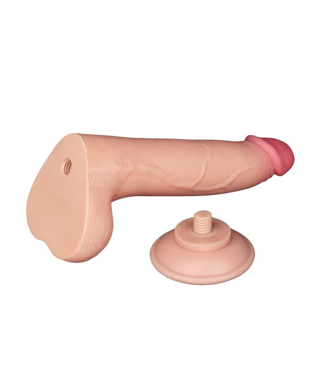 Rimba LoveToy - Aftrekbare dildo 20 cm (Ø 4 cm) - Nude