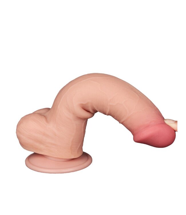 Rimba LoveToy - Glijdende Huid Dildo 20.8 cm (Ø 4 cm) - N