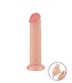 Rimba LoveToy - Glijdende Huid Dildo 20 cm (Ø 3.8 cm) - Nude