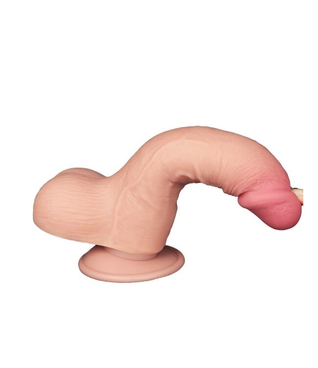 Rimba LoveToy - Aftrekbare dildo 19.5 cm (Ø 3.7 cm) - Nude