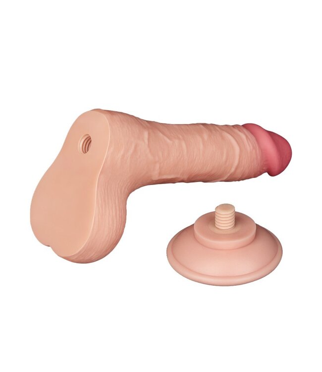 Rimba LoveToy - Aftrekbare dildo 19.5 cm (Ø 3.7 cm) - Nude