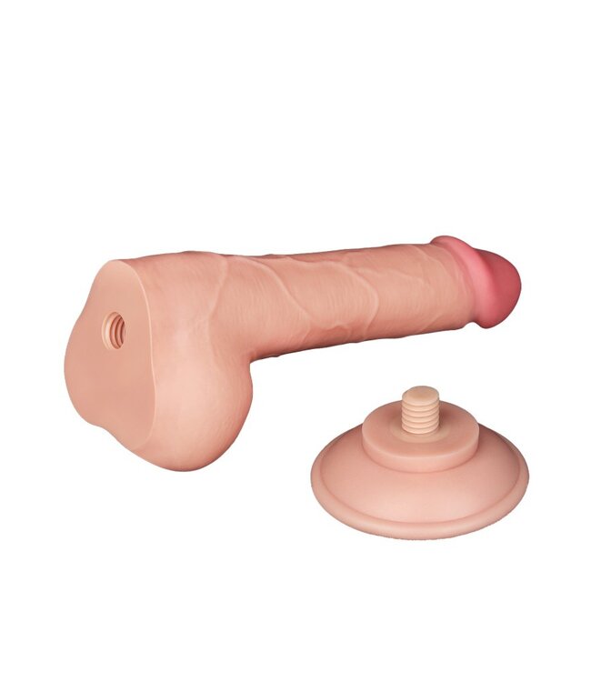 Rimba LoveToy - Aftrekbare dildo 19.5 cm (Ø 3.6 cm) - Nude