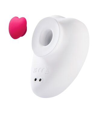 Rimba SAUCE - Sweeeheart - Clitorisvibrator - Wit & Roze