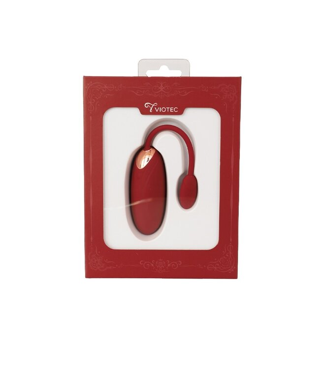 Rimba Viotec - Oliver Pro - Draagbare Vibrator met Appbediening - Goud & Wijnrood