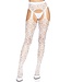 Leg Avenue Heart Net Suspender Hose