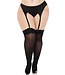 Leg Avenue Lace top opaque thigh highs +