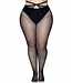 Leg Avenue Strappy crotchless tights +