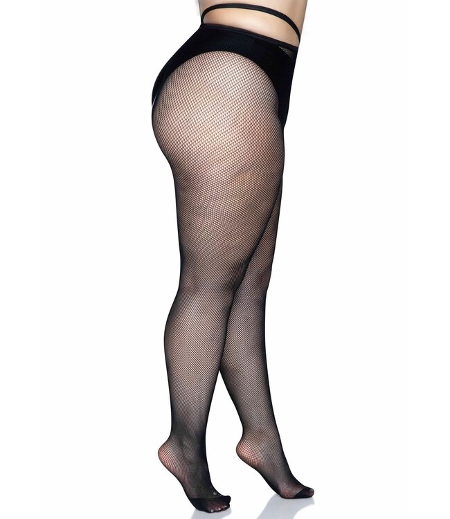Leg Avenue Strappy crotchless tights +