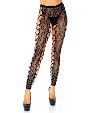 Leg Avenue Footless Crotchless Tights