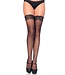 Leg Avenue Micro Net, Lace Top Stay Ups