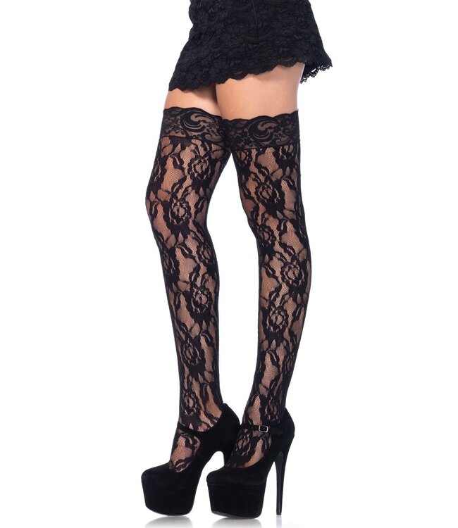 Leg Avenue Rose Lace Stockings