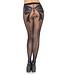 Leg Avenue Woven bow crotchless pantyhose