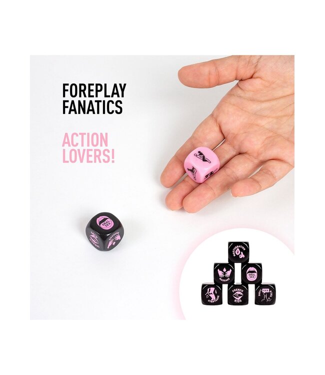 Secret Play Foreplay Lovers Dice 2 Pcs