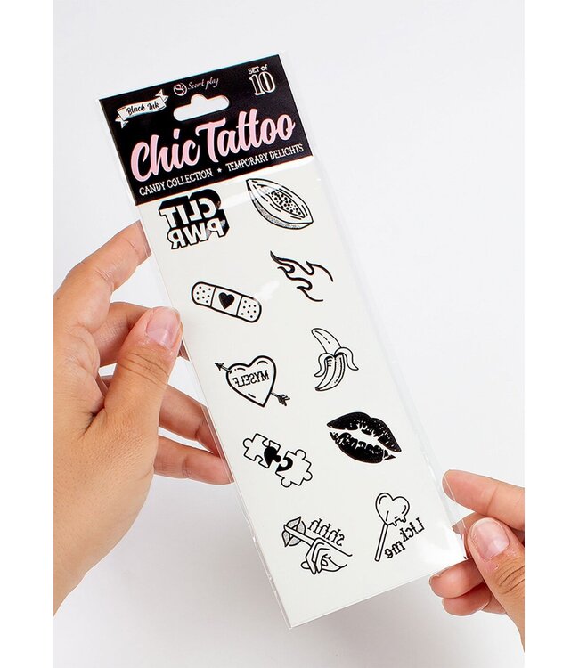Secret Play Candy Chic Temporary Tattoo