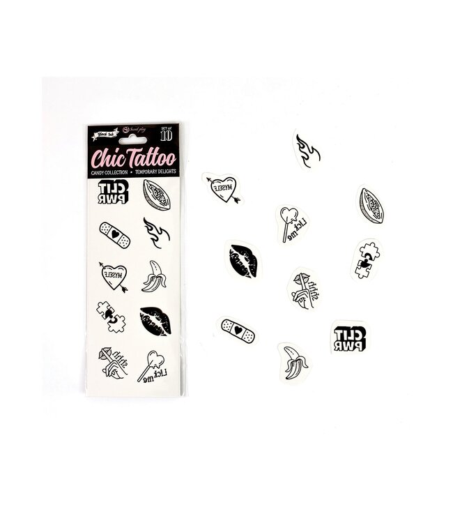Secret Play Candy Chic Temporary Tattoo