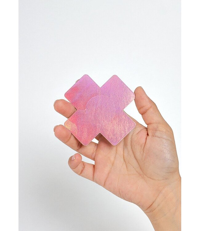 Secret Play Cross Nipple Pasties 2 Pair