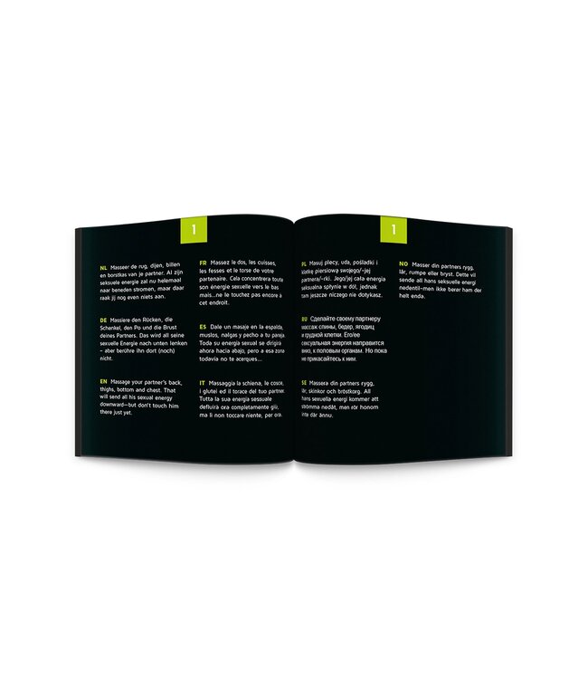 Tease&Please Foreplay 10 languages