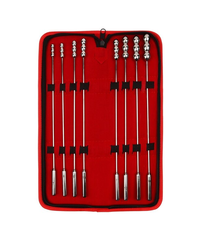 Mr. Steel Rosebud Urethral Sounds 8 Pcs