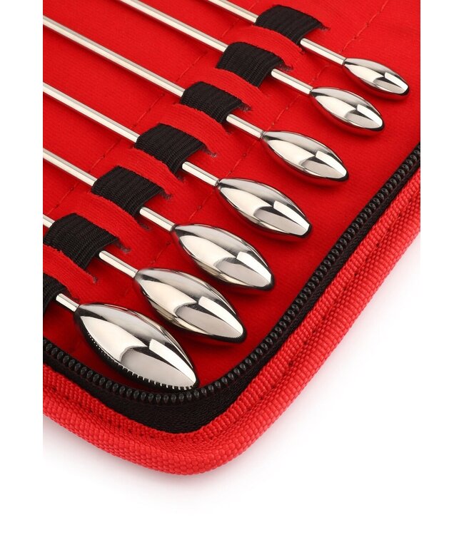 Mr. Steel Rosebud Urethral Sounds 13 Pcs