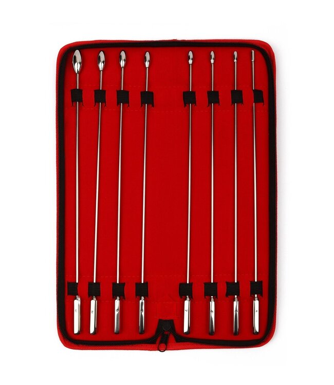 Mr. Steel Rosebud Urethral Sounds 8 Pcs