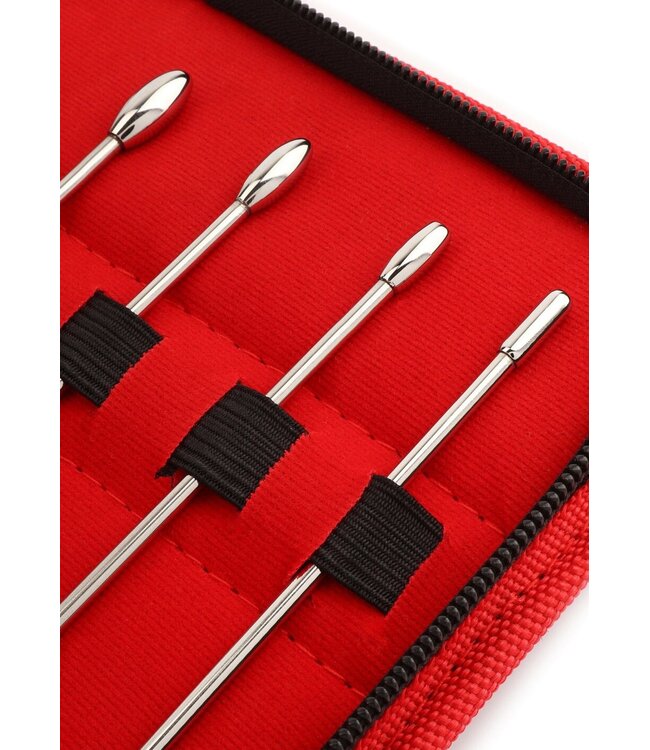 Mr. Steel Rosebud Urethral Sounds 8 Pcs