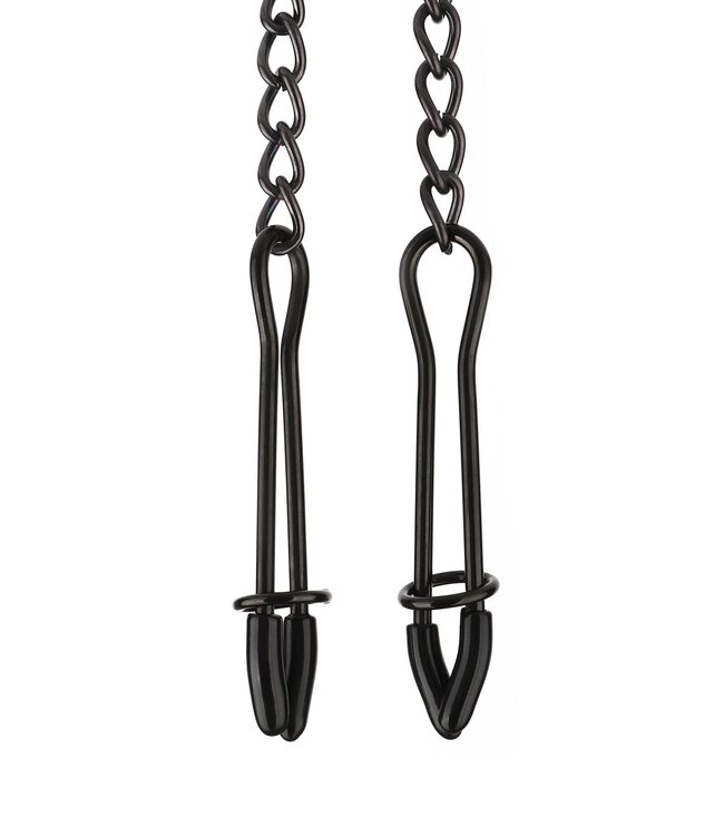 Mr. Steel Tweezer Nipple Clamps Black
