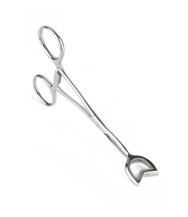 Mr. Steel Cube Tongs V Shape