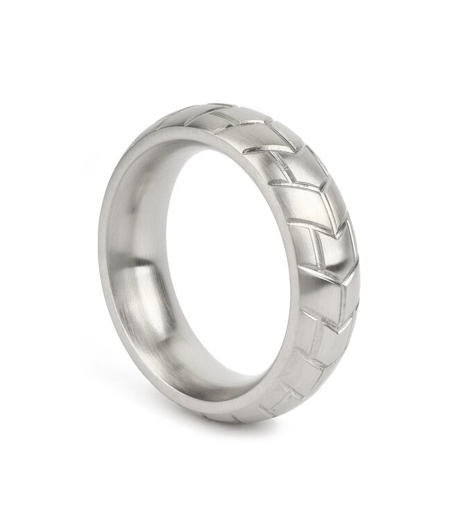 Mr. Steel MeGa Tire C-Ring Satin 45mm