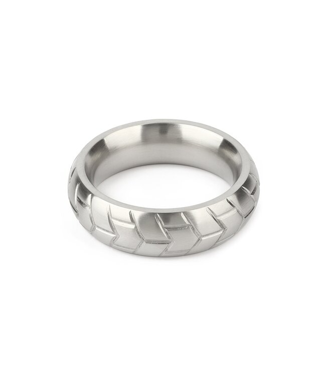 Mr. Steel MeGa Tire C-Ring Satin 45mm