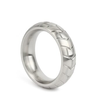 Mr. Steel MeGa Tire C-Ring Satin 40mm