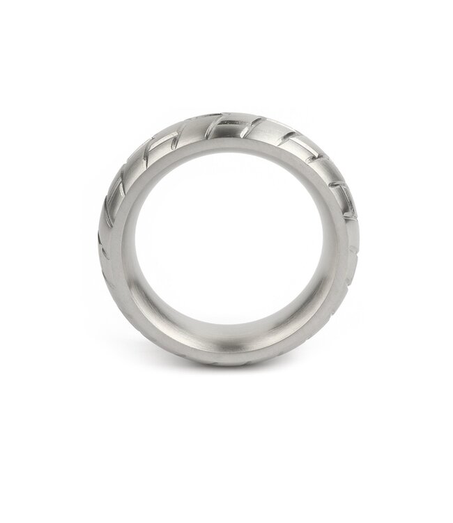 Mr. Steel MeGa Tire C-Ring Satin 40mm