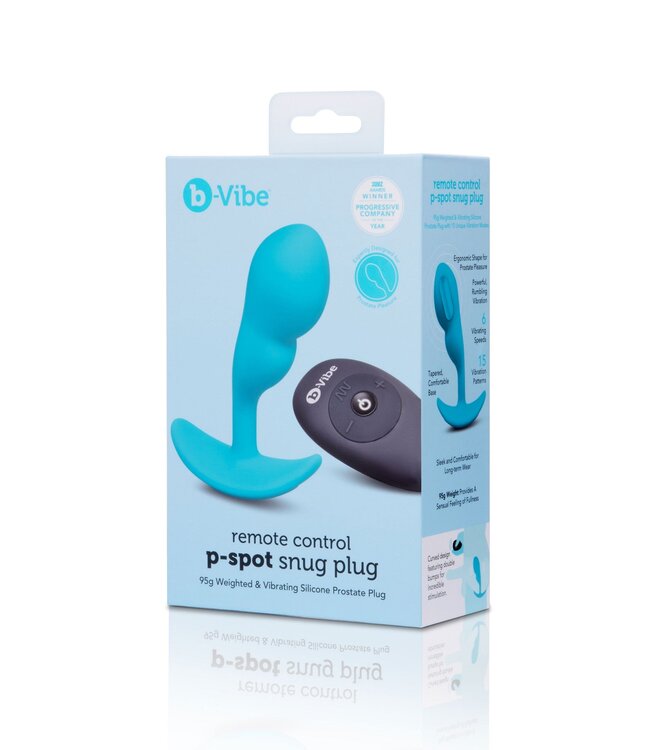 B-Vibe Remote Control P-Spot Snug Plug 95g