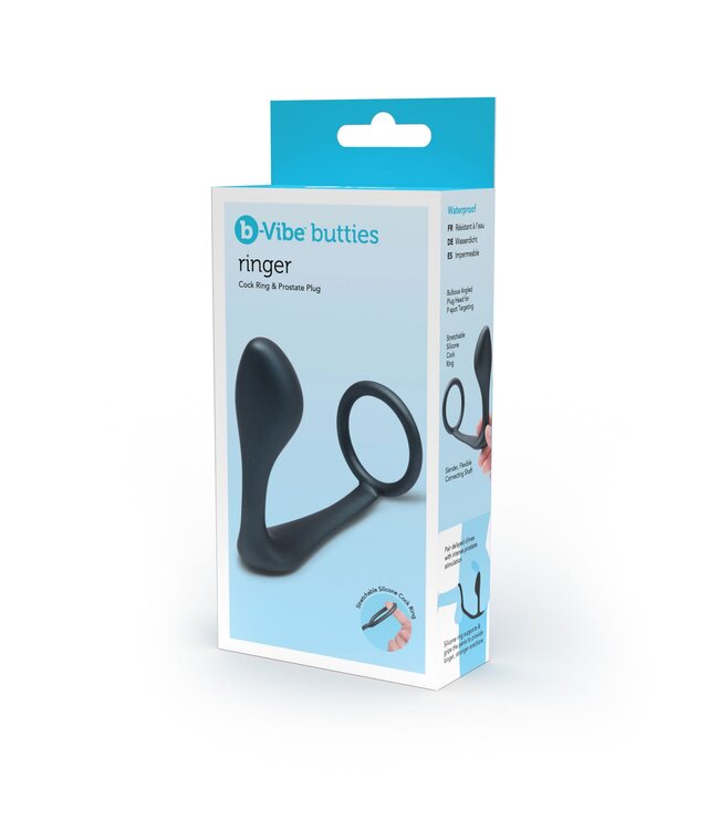 B-Vibe Ringer Cock Ring & Plug