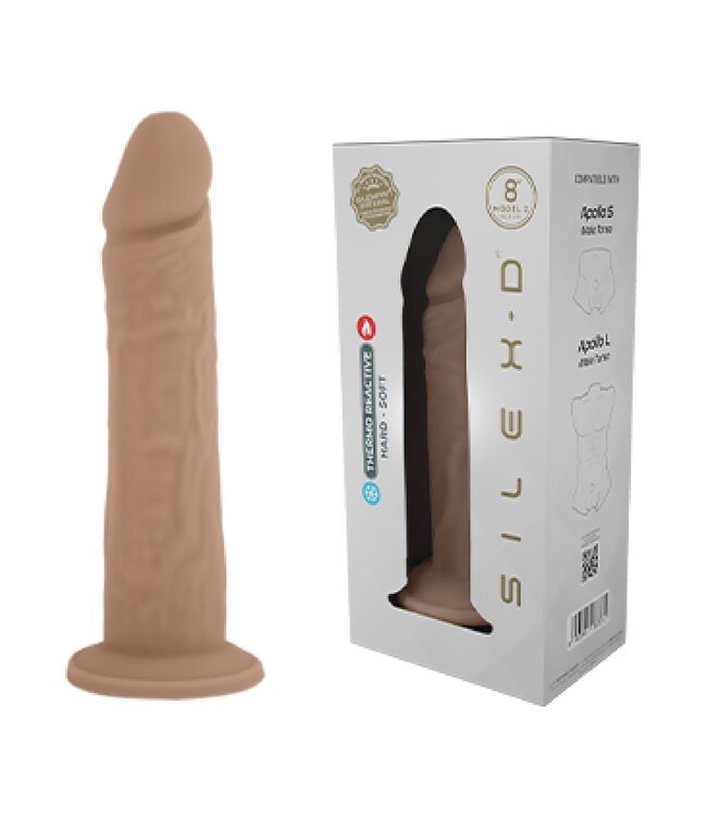 Silex-D Silicone Dong Model 8 Inch