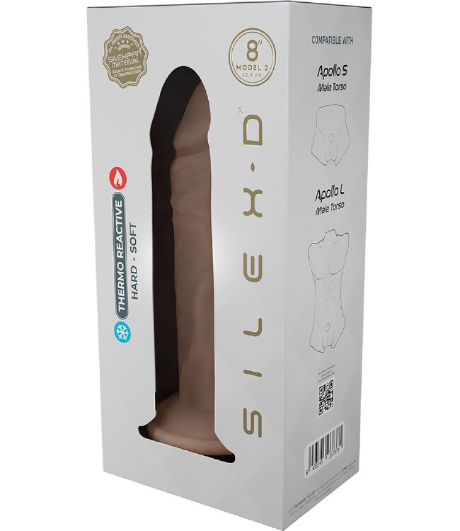 Silex-D Silicone Dong Model 8 Inch