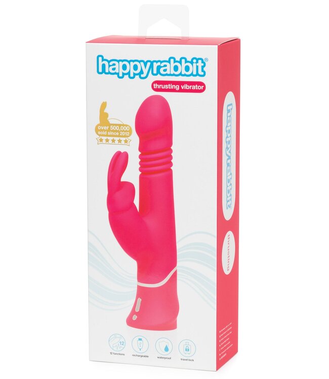 Happy Rabbit Thrusting Realistic Vibrator