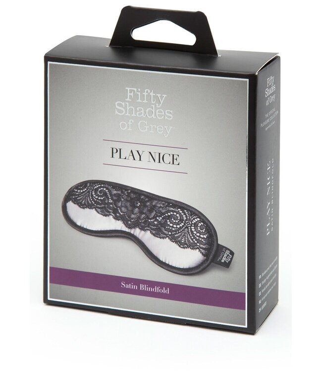 Fifty Shades of Grey Play Nice Satin & Lace Blindfold