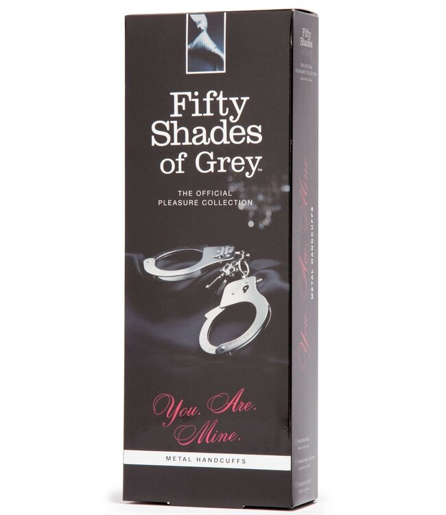 Fifty Shades of Grey You Are Mine Metal Handcuffs