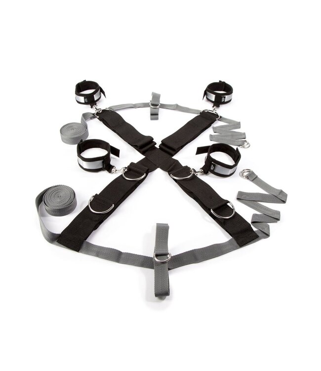 Fifty Shades of Grey Keep Still Over the Bed Cross Restraint Silver