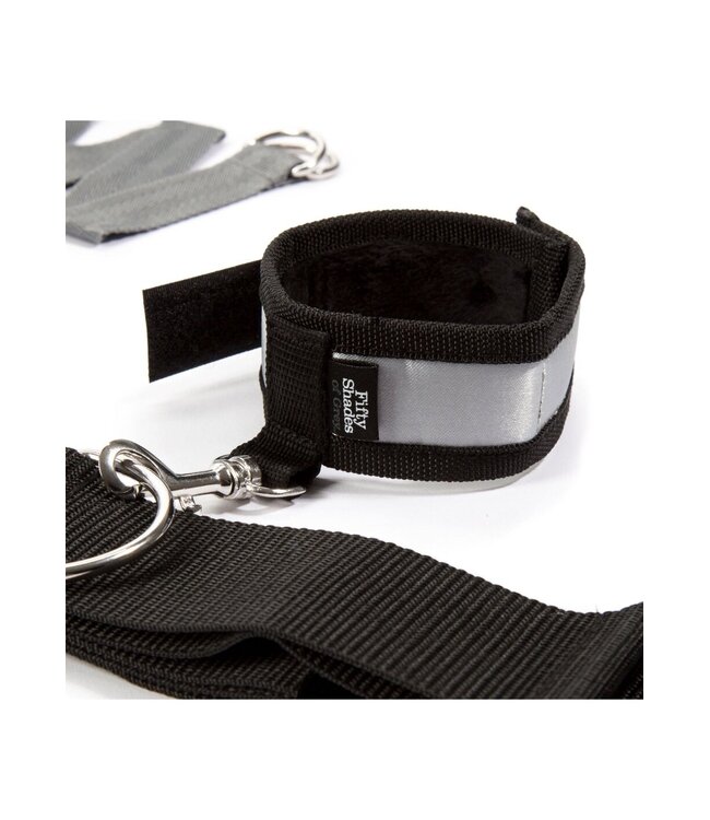 Fifty Shades of Grey Keep Still Over the Bed Cross Restraint Silver