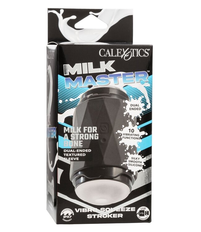 CalExotics Milk Master Vibro Squeeze Stroker