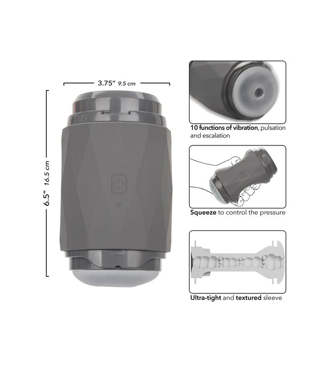 CalExotics Milk Master Vibro Squeeze Stroker