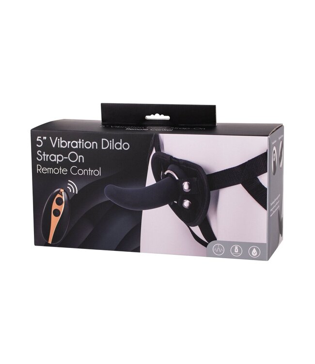 Seven Creations Vibration Dildo Strap-On 5'