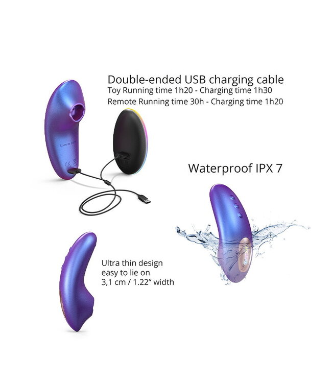 Rimba Love to Love - Dreamer - Clitorisvibrator - Paars