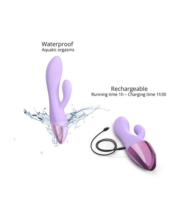 Rimba Love to Love - Funky Bunny - Rabbit Vibrator - Mauve