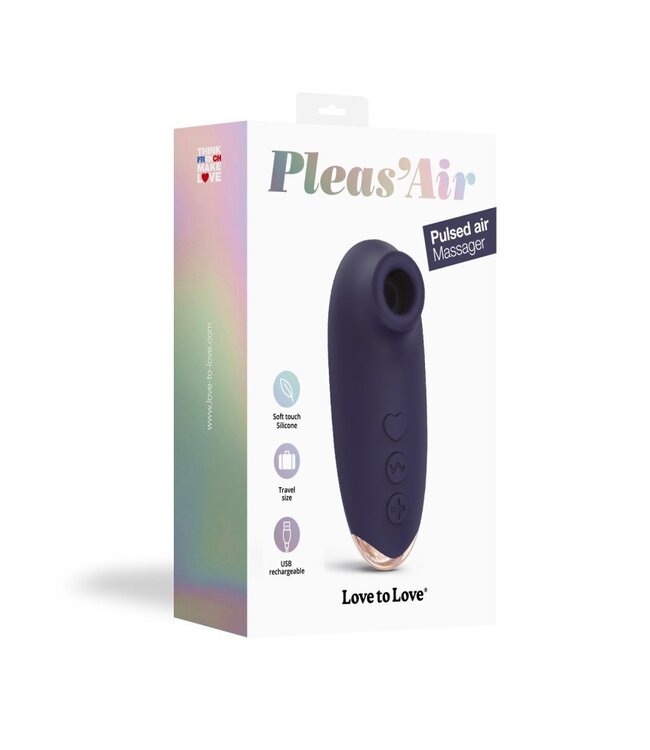 Rimba Love to Love - Pleas'air - Air Pressure Stimulator - Paars