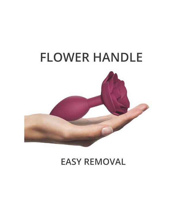 Rimba Love to Love - Open Roses Maat M - Butt Plug - Plum