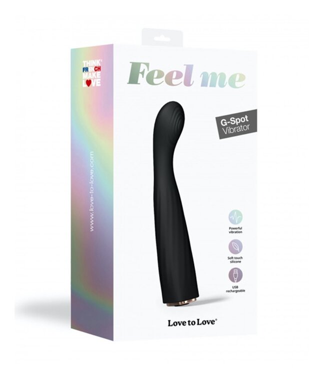 Rimba Love to Love - Vibrating Feel Me - G-Spot Vibrator - Zwart